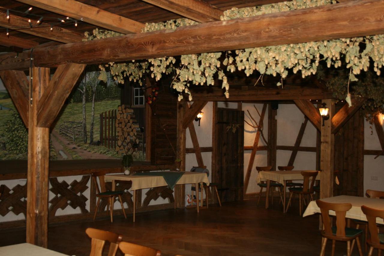 Landhotel Lichte Aue Lichtenau Stutzengrun Buitenkant foto